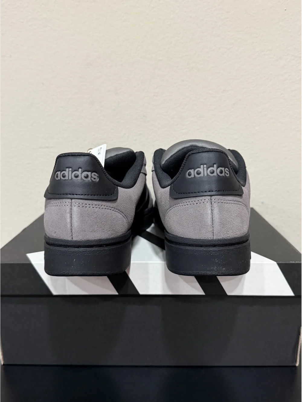 Size 9 - Adidas Grand Court Alpha 00s “Charcoal Black”
